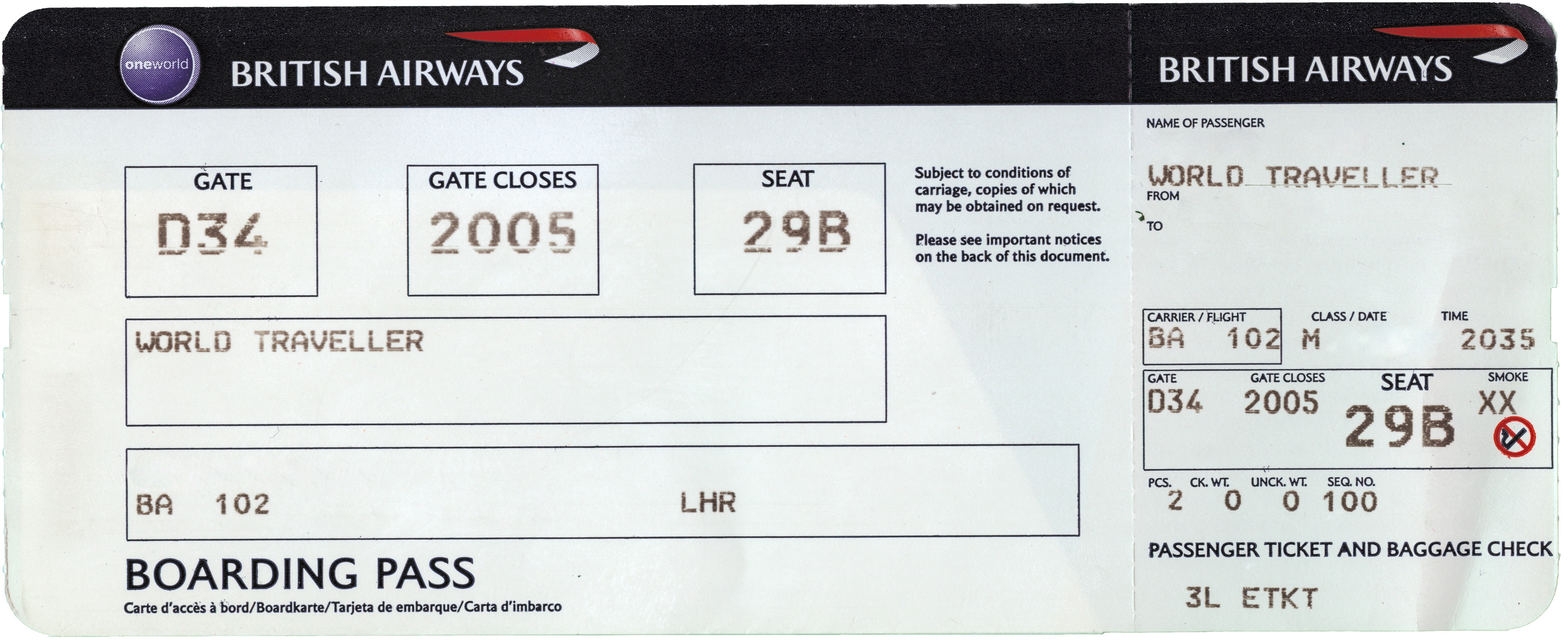 round the world flight tickets british airways