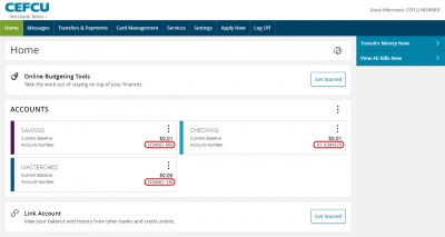 routing number for cefcu