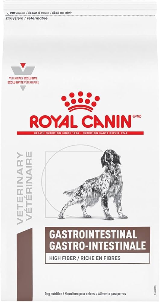 royal canin high fiber dog food