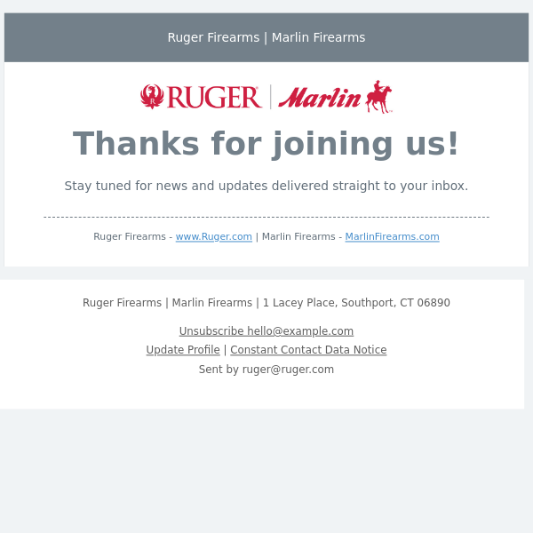 ruger promotional code