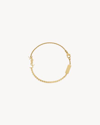 saint laurent gold bracelet