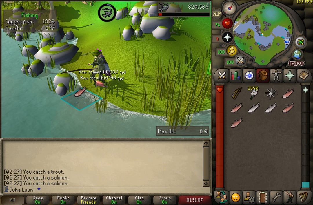 salmon osrs