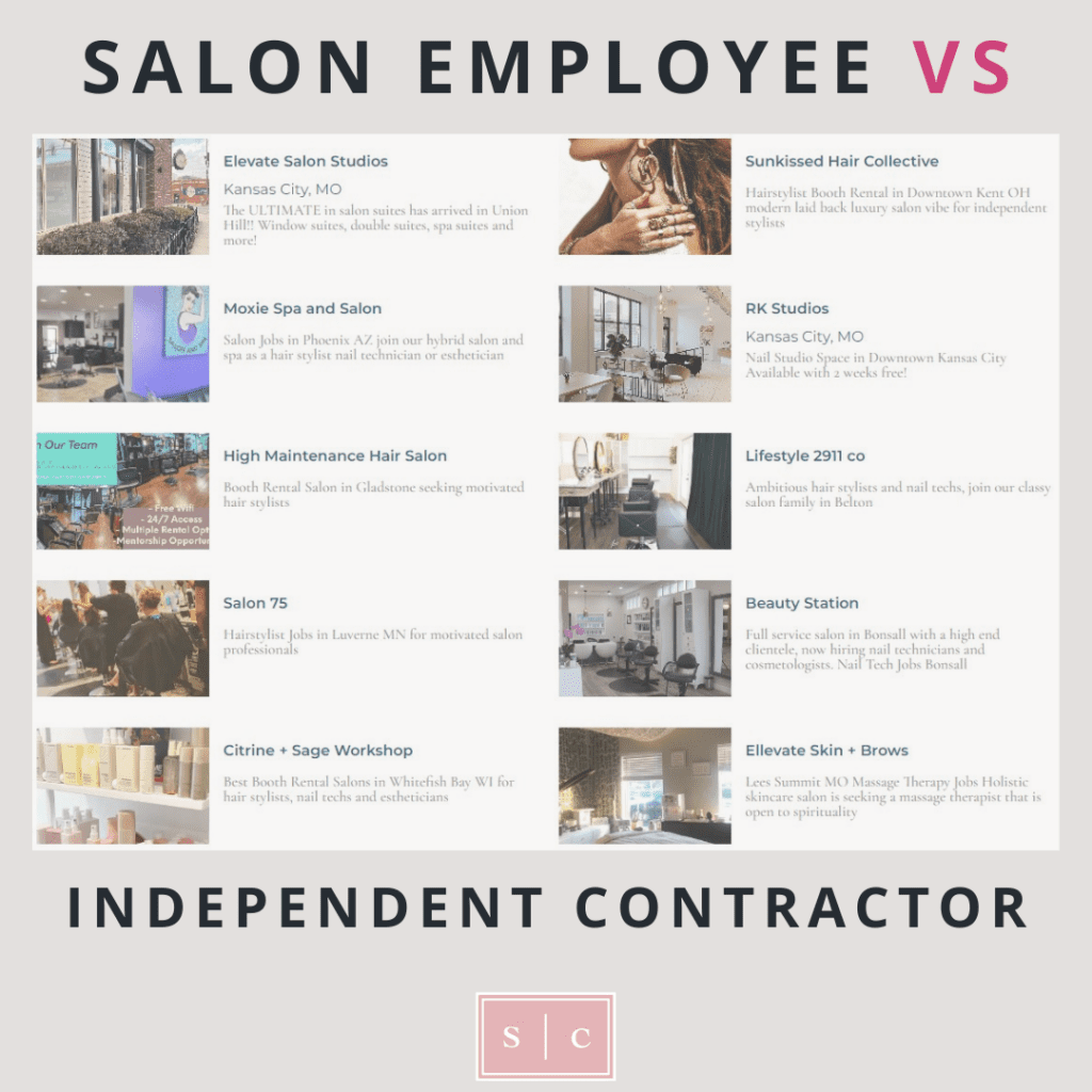 salon employment