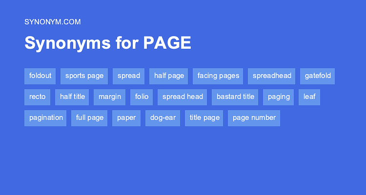 same page synonym