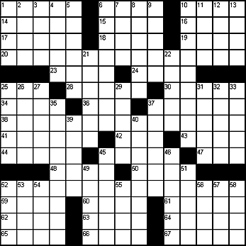 sample crossword