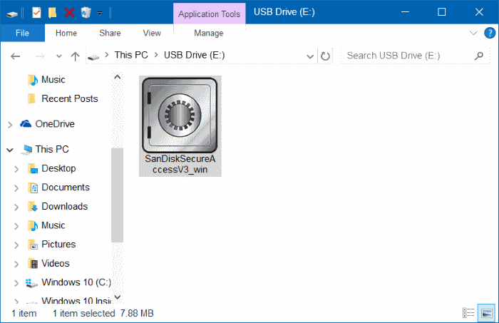 sandisk secure access download