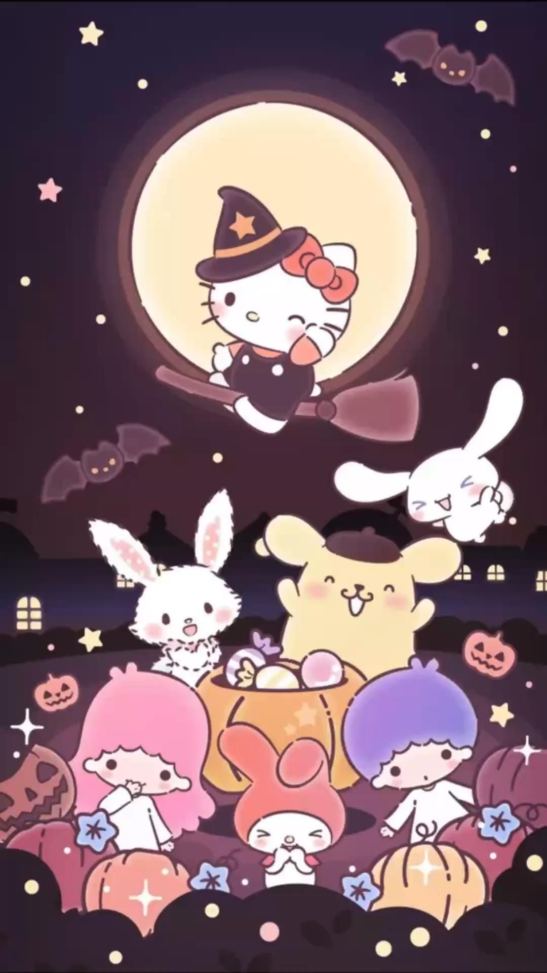 sanrio wallpaper halloween