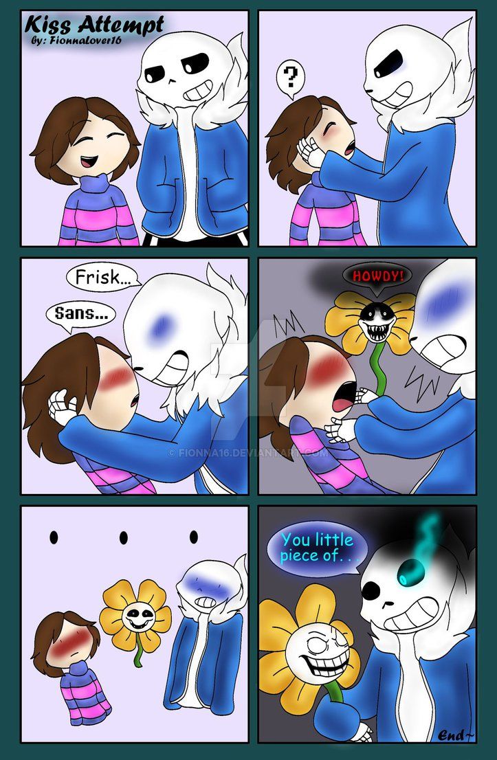 sans x frisk comic