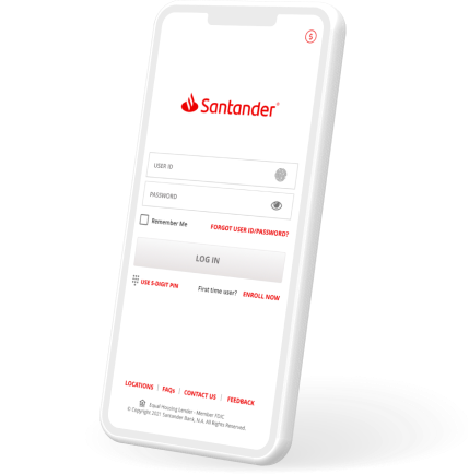 santander bank locator