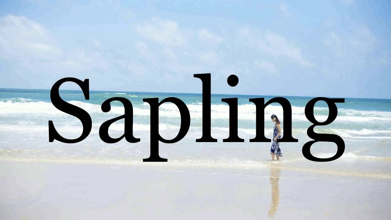 sapling pronunciation