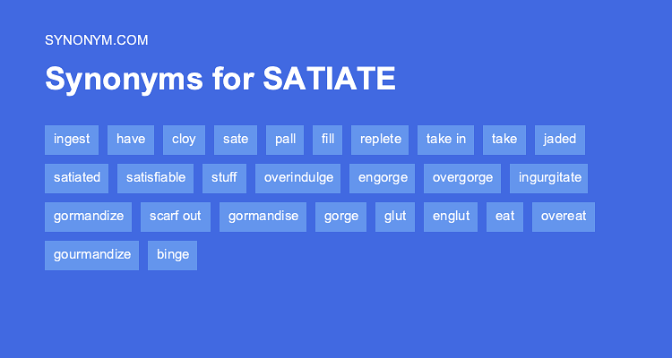 satiated synonym