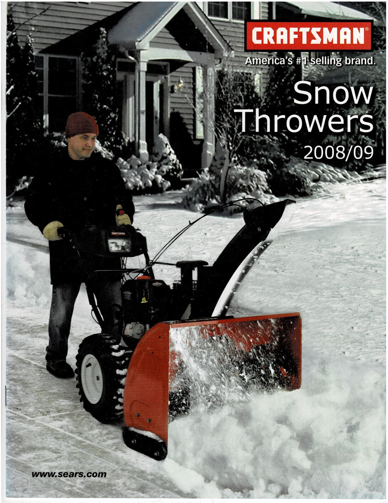 sears snow thrower