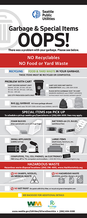 seattle garbage collection schedule