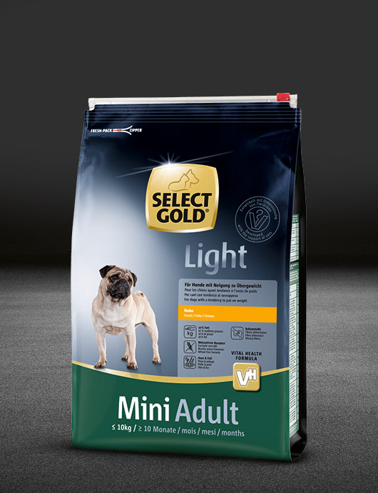 select gold mini adult