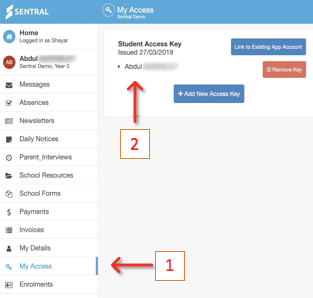 sentral portal student login