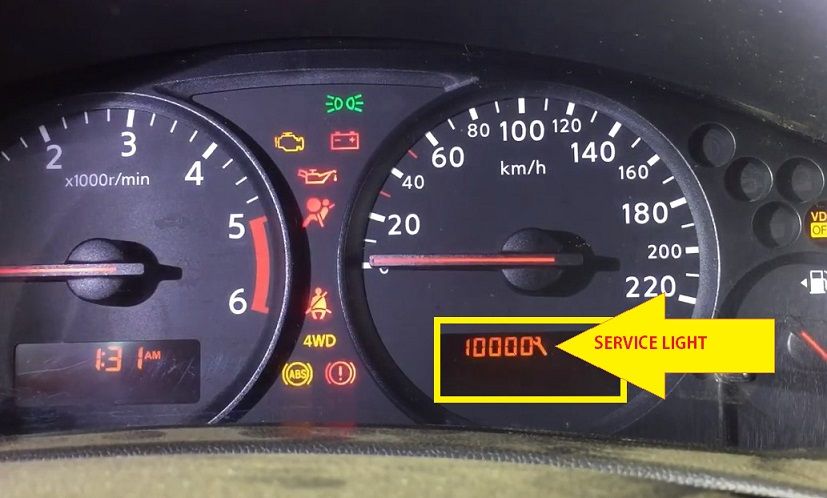 service reset nissan navara