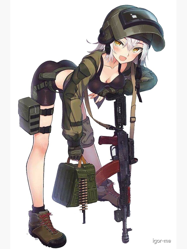 sexy anime soldier