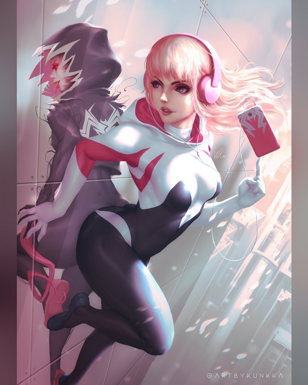 sexy spider gwen fanart