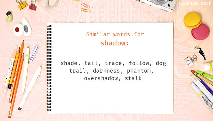 shadow synonyms in english