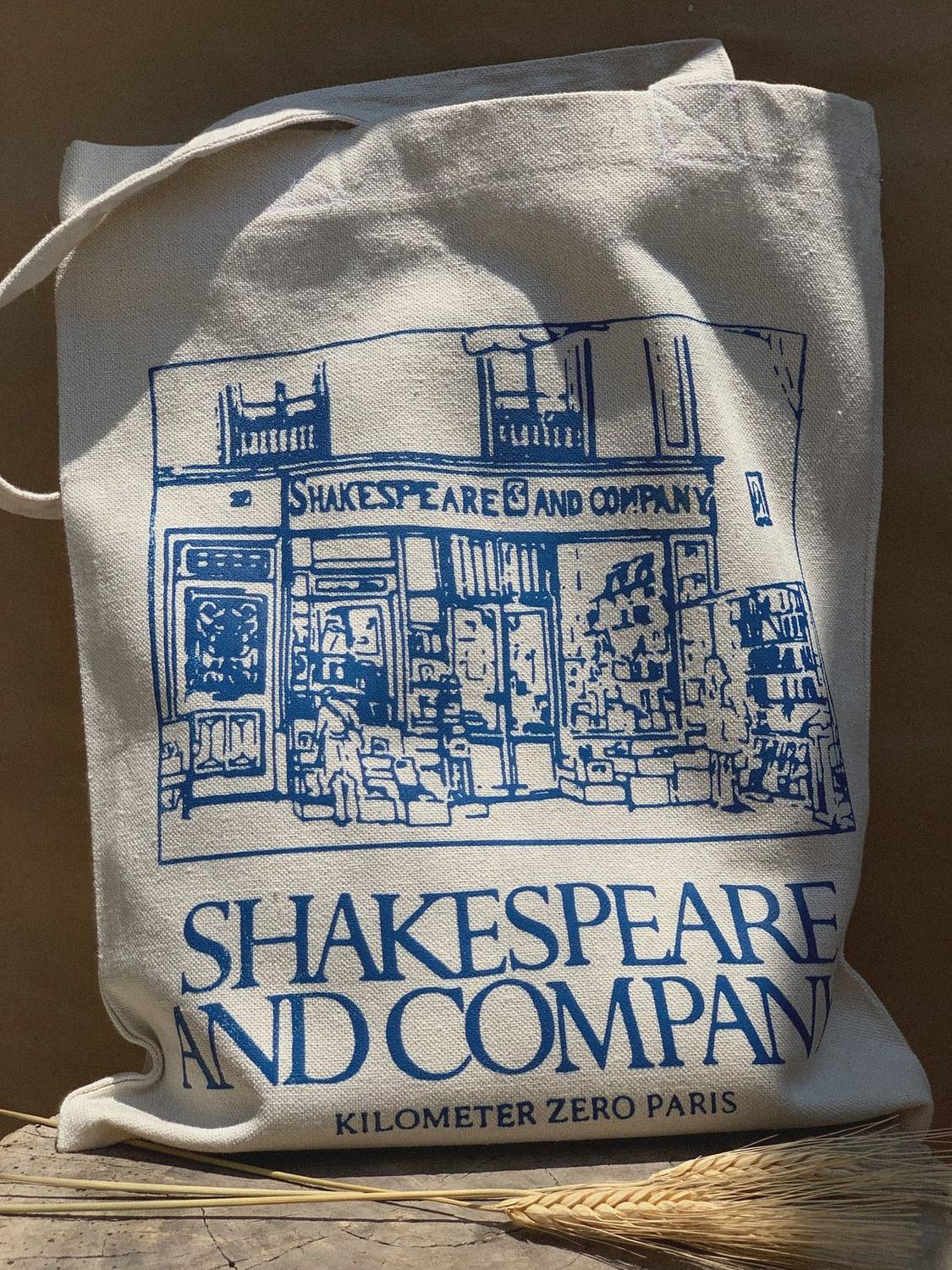 shakespeare and co tote bag