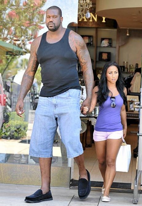 shaquille and girlfriend