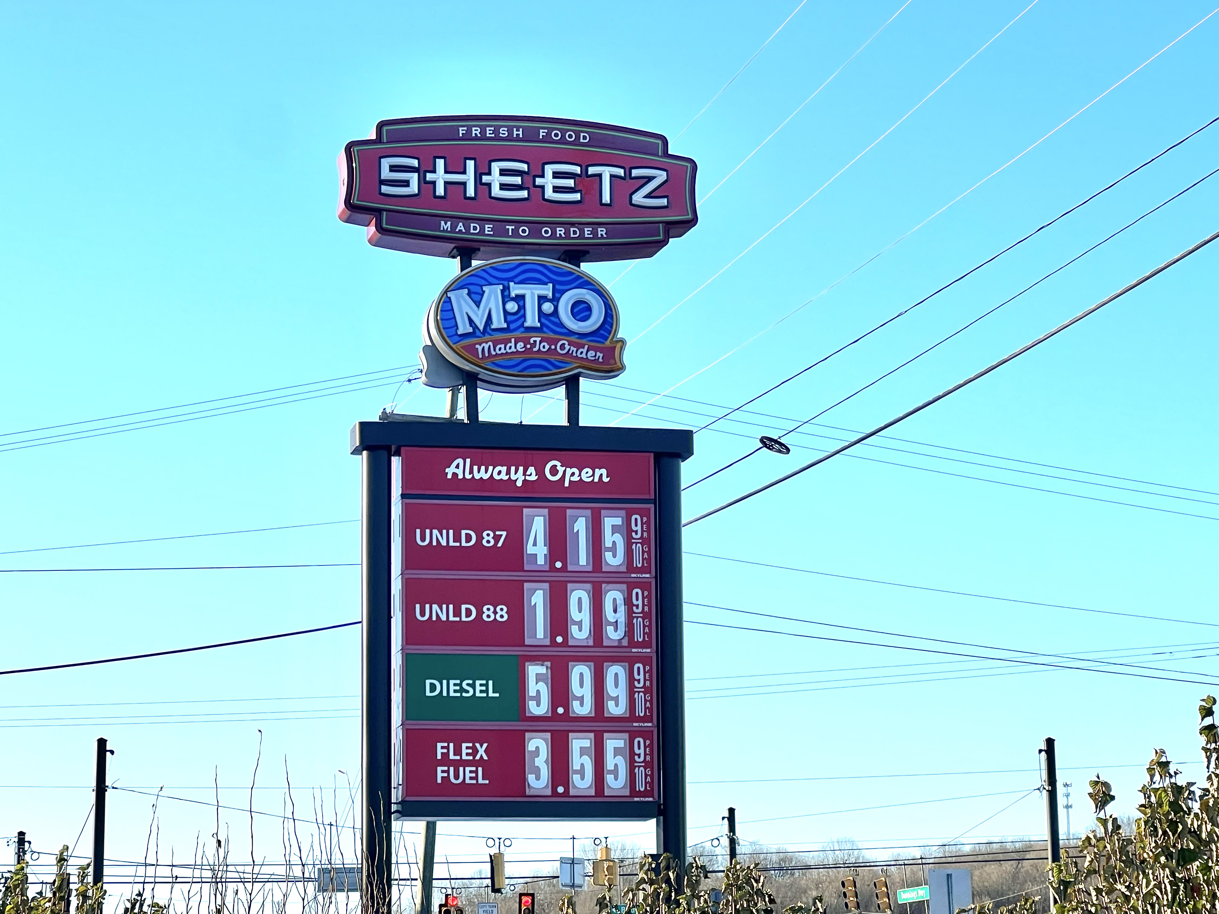 sheetz gas prices chambersburg pa