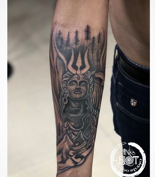 shiva tattoo arm