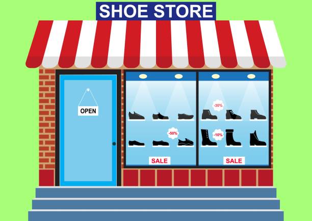 shoe store clipart