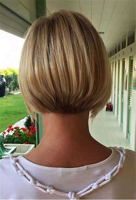 short bob at back