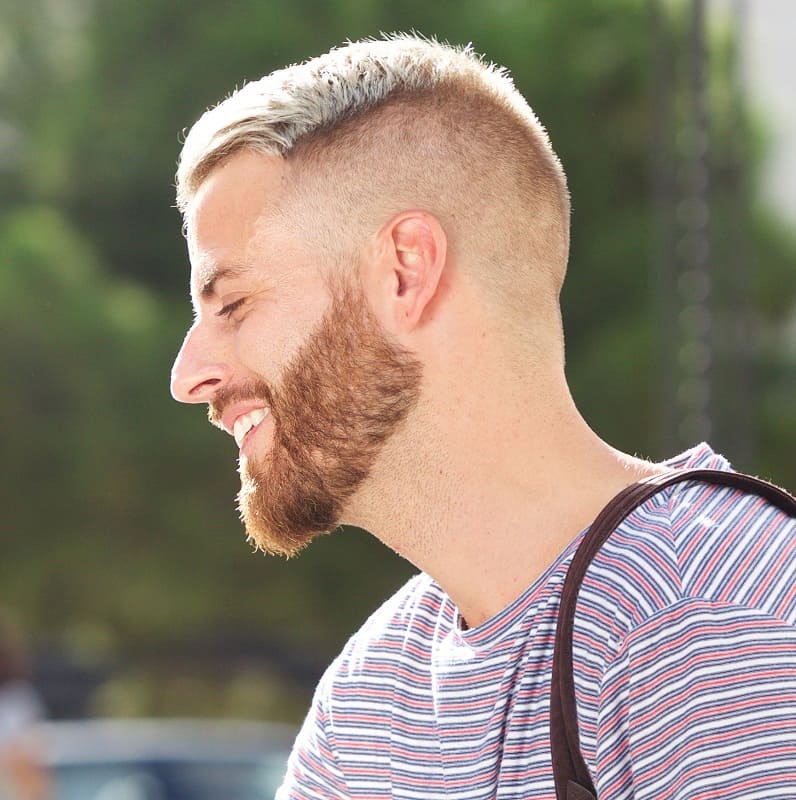 short hair undercut men