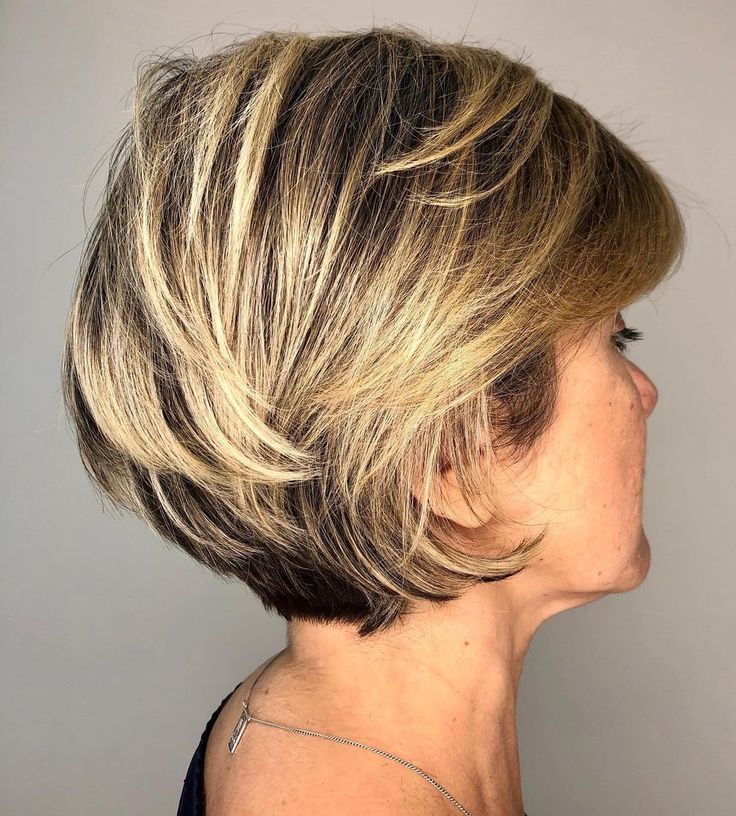 short layered hairstyles for over 50