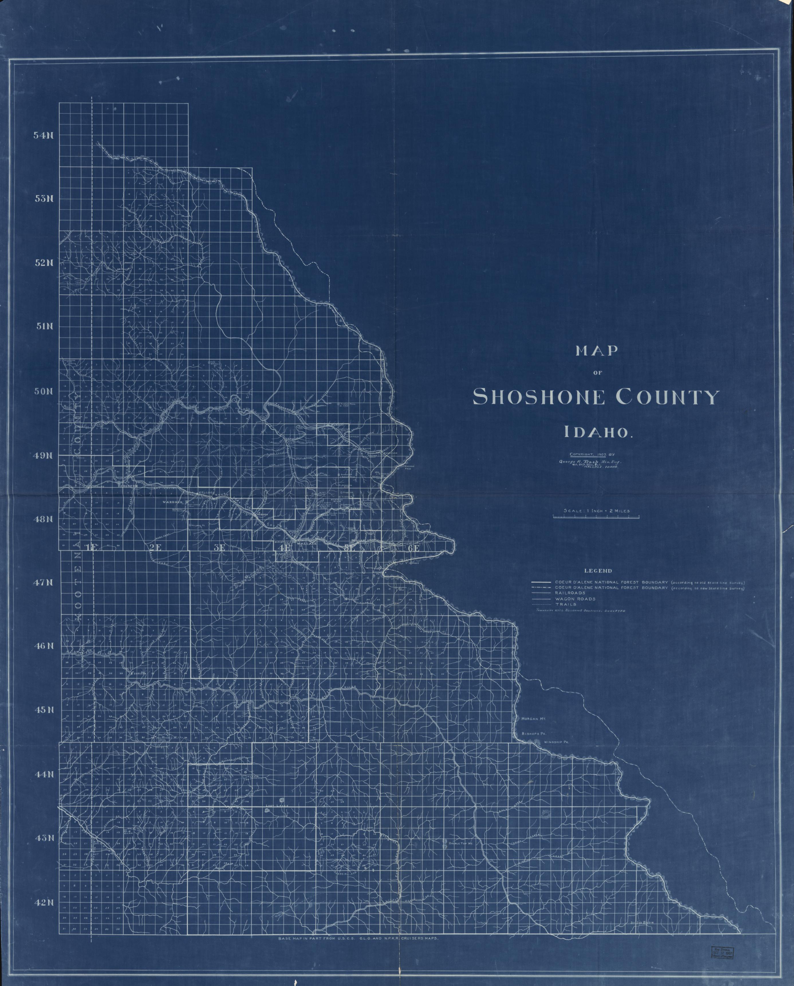 shoshone county parcel map