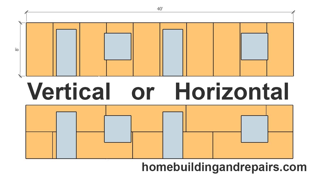 should i hang drywall vertical or horizontal