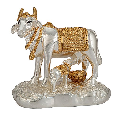 silver cow and calf idol price