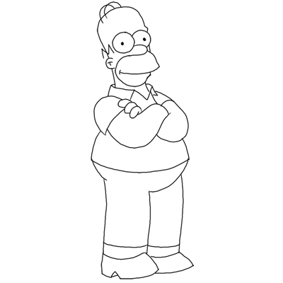 simpsons drawings