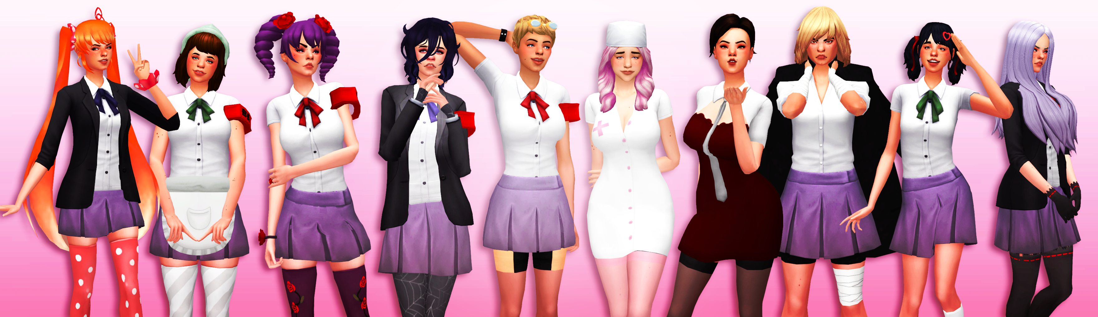 sims 4 yandere simulator cc