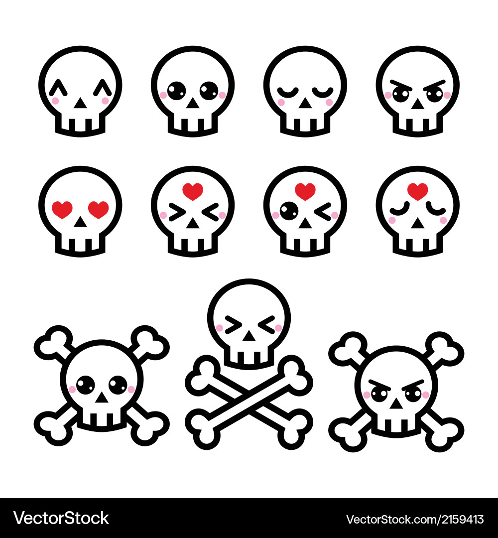 skull kawaii