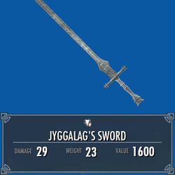 skyrim best two handed sword