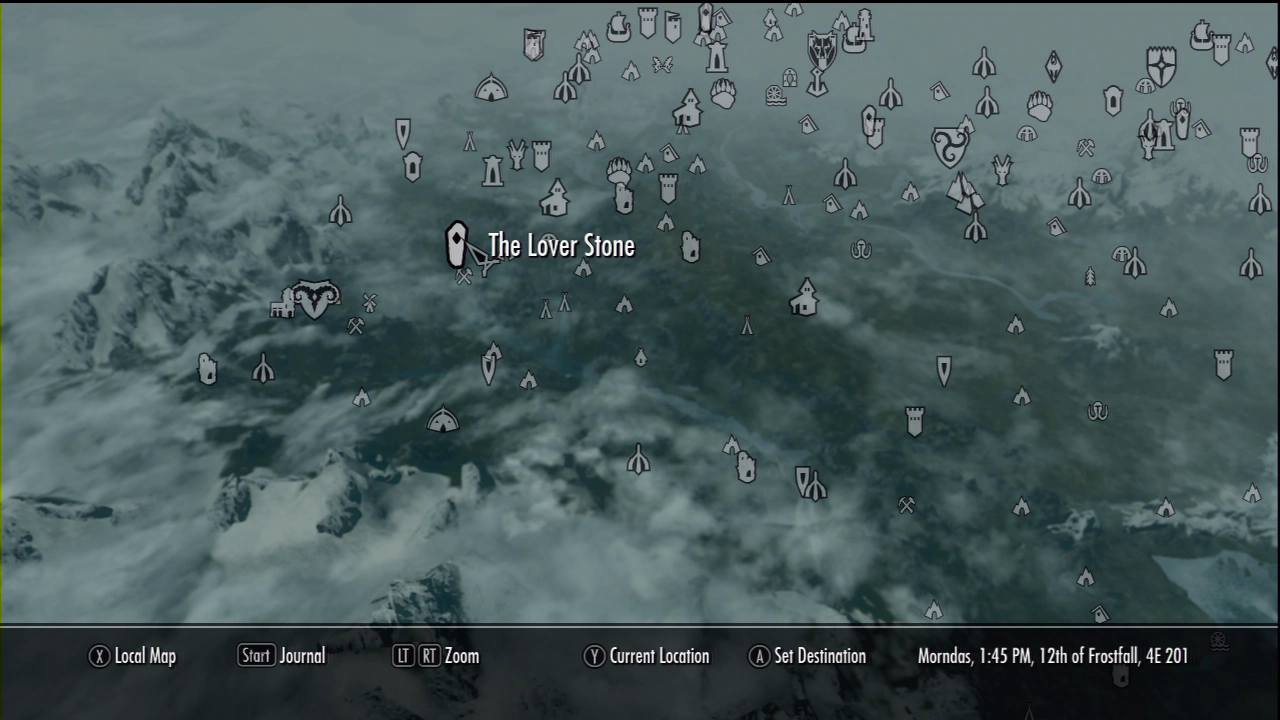 skyrim the lover stone