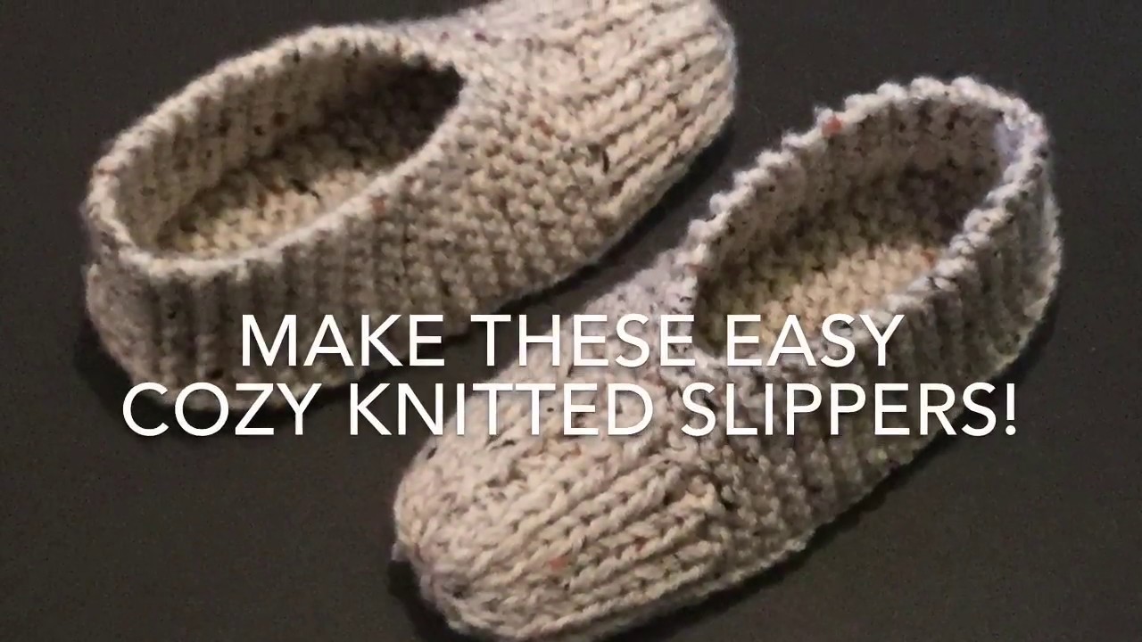 slipper knitting patterns