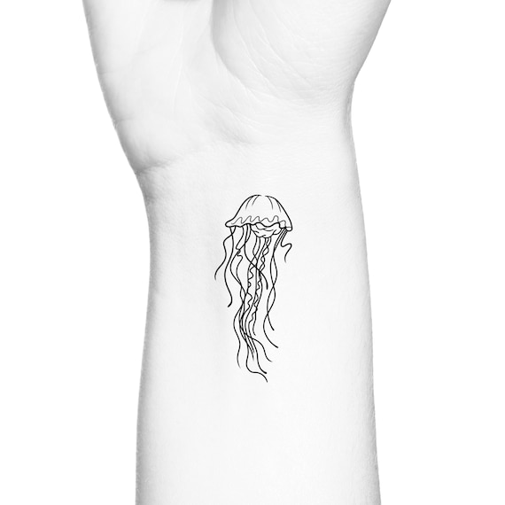 small jellyfish tattoo