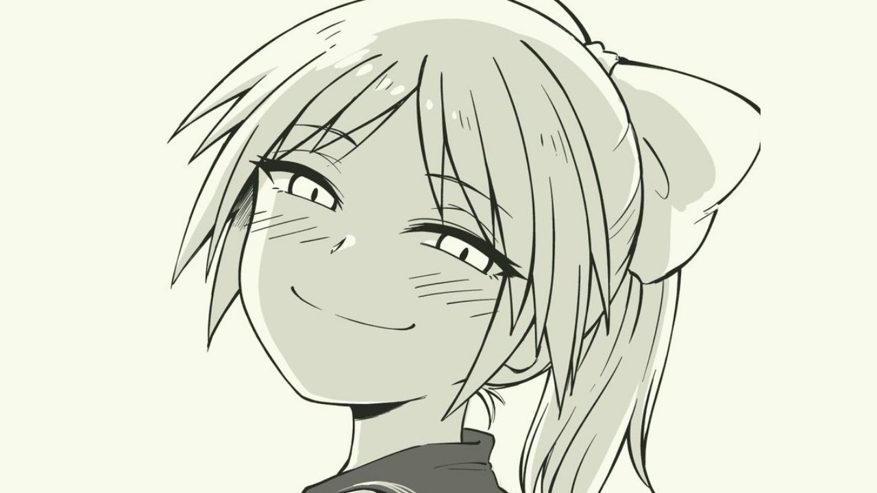 smug anime girl