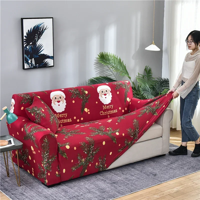 sofa cover christmas