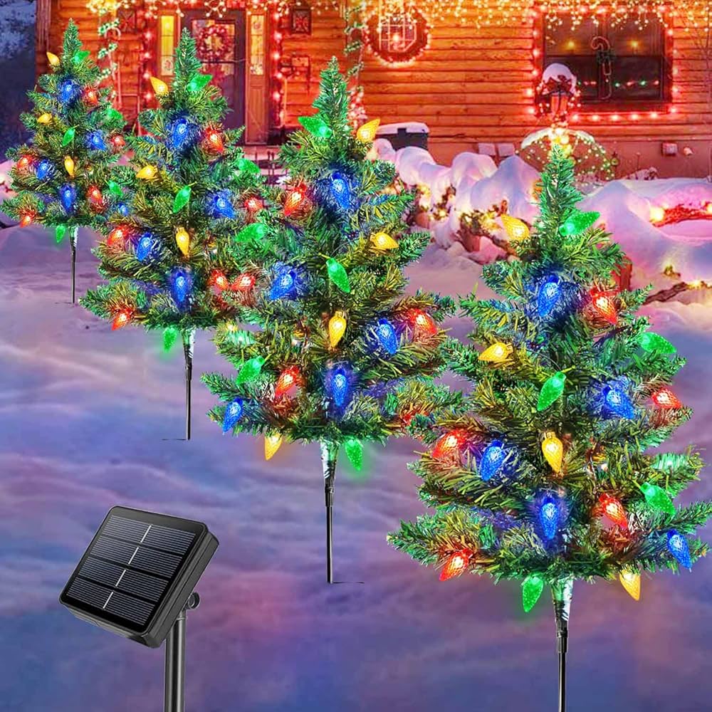 solar exterior christmas lights