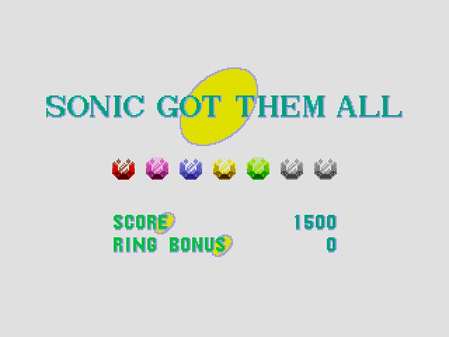 sonic 1 7 chaos emeralds