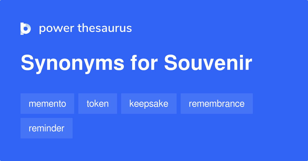 souvenir thesaurus