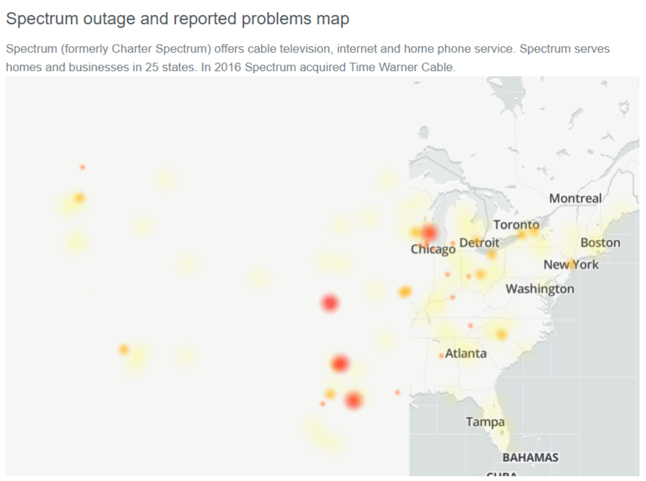 spectrum outage map yakima