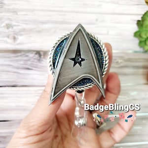 star trek badge reel