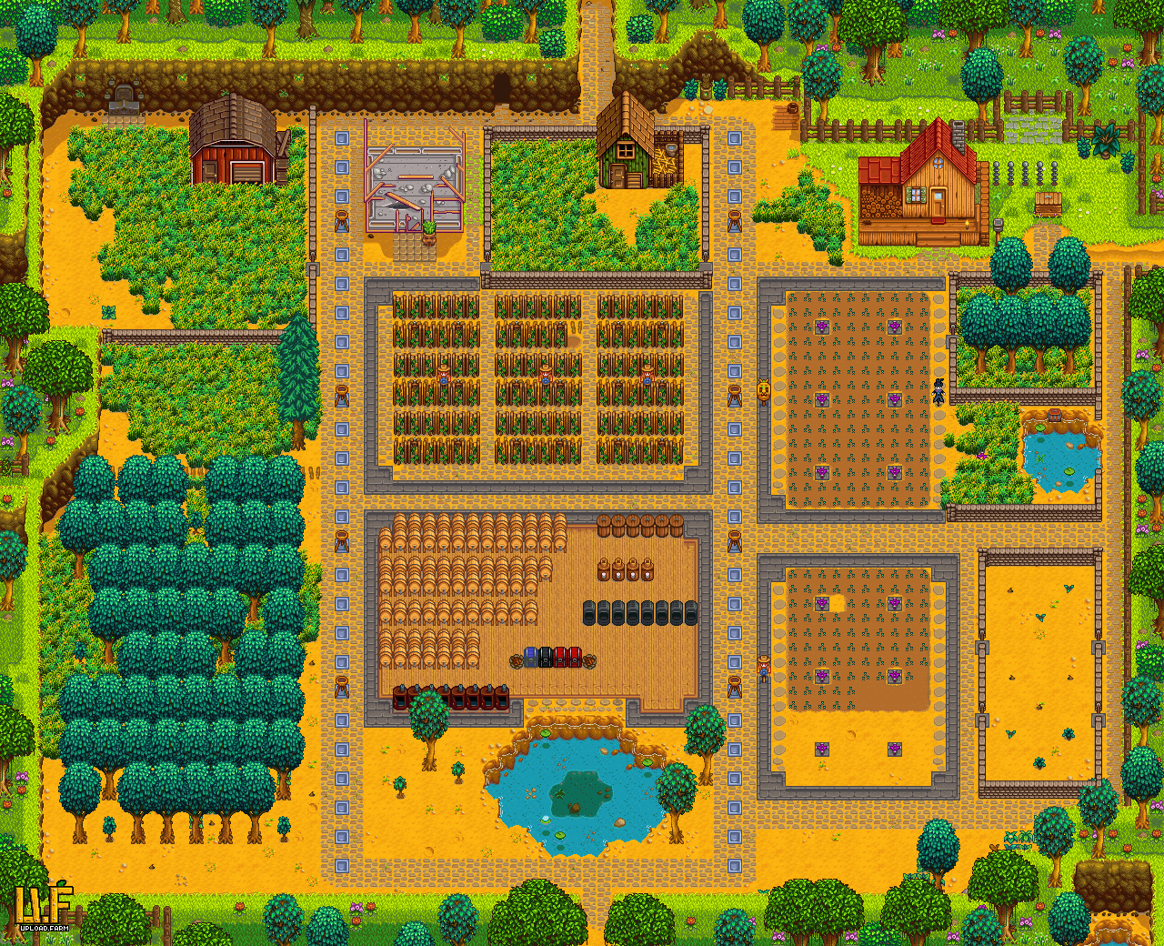 stardew valley farm layout