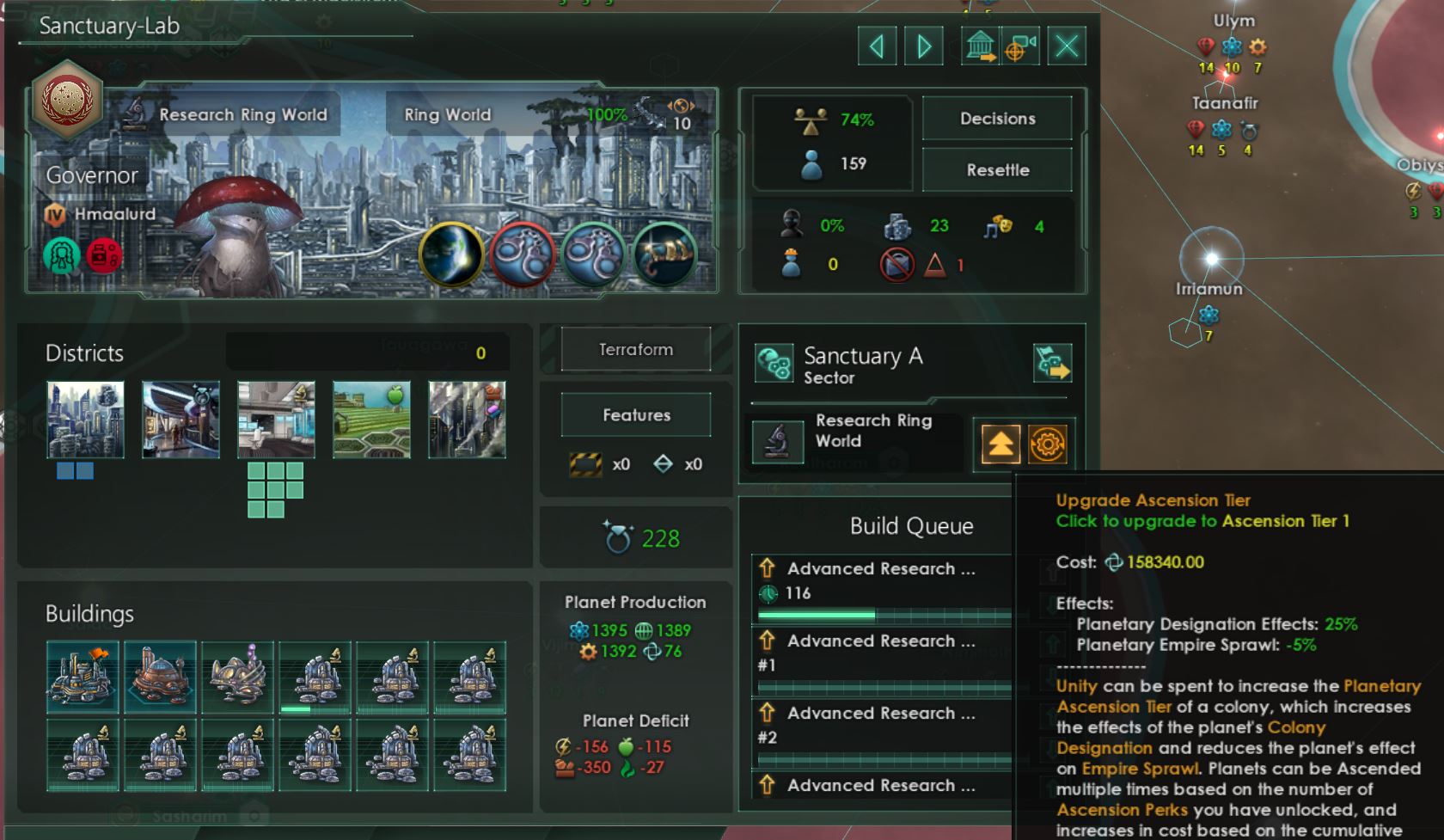 stellaris planetary ascension